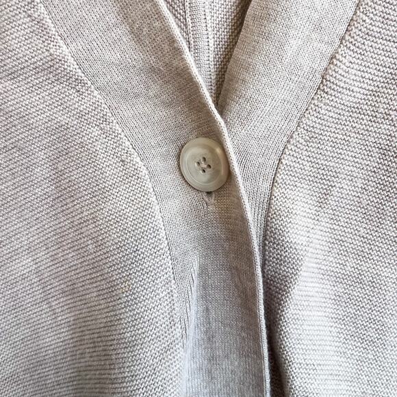 The Reset R Label Wool Womens Kimono Cardigan Tank Set Size M Beige Minimalist - Picture 9 of 15